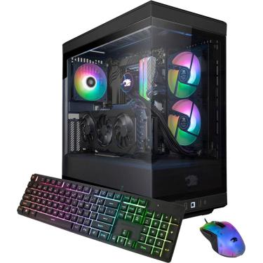 Imagem de PC desktop para jogos iBUYPOWER Y40 - Intel Core i7 14700KF - NVIDIA GeForce RTX 4070 Super 12 GB - 32 GB DDR5 RAM - 2 TB NVMe - Preto-Y40BI7N47S02