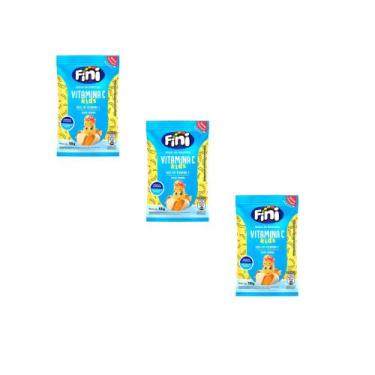 Imagem de Kit 3 Balas Fini Vitamina C Sabor Banana 3x18gr, Banana
