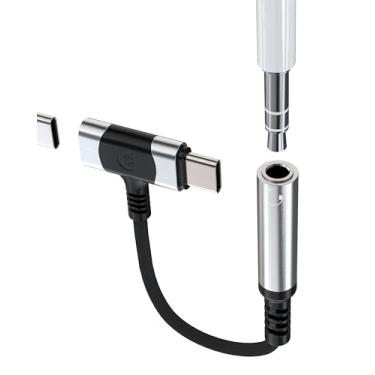 Imagem de Adaptador USB C para conector de fone de ouvido de 3,5 mm para Apple (2 em 1) divisor de cabo carregador tipo C para iPhone 16 15 DAC Audio Car AUX Dongle para iPad compatível com conversor de