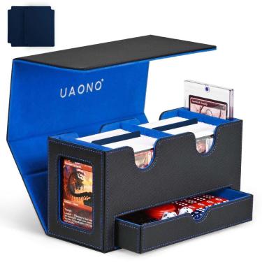 Imagem de Caixa de baralho de cartas UAONO Double Card Storage MTG 200+ Cards