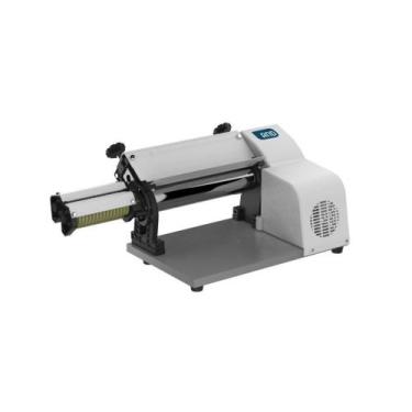 Imagem de Cilindro Laminador Elétrico Massas 28 Cm Cortador Talharim Branco 127v