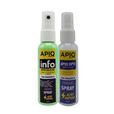 Imagem de Kit Para Limpeza De Óculos Branco 60ML Limpa Celular tradicional 60ml 