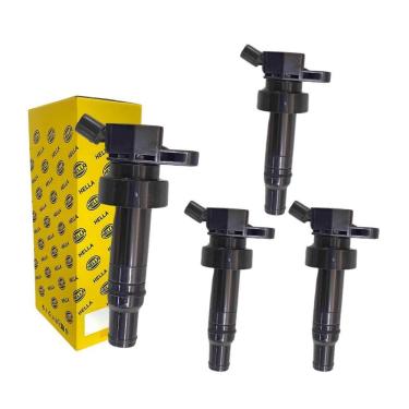 Imagem de Kit 4 Bobina De Ignição Para Veloster 1.6 2011 A 2013 Hella