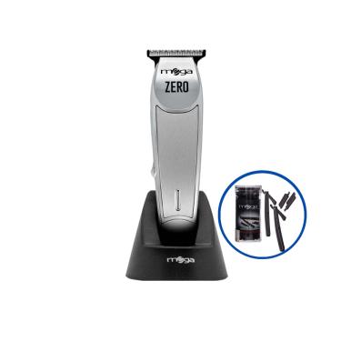Imagem de Maquina De Corte E Acabamento Mega Zero Chrome Usb + Kit Navalhetes Com Lâminas Descartáveis