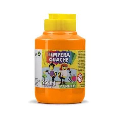 Imagem de Tinta Guache 250 ml (Laranja) - Acrilex