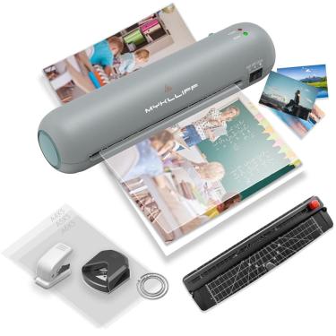 Imagem de Kit 6 em 1 para máquina laminadora MYKLLIFF Térmica Portátil A4