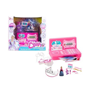 Imagem de Brinquedo Caixa Registradora Infantil Princesa Acessórios 