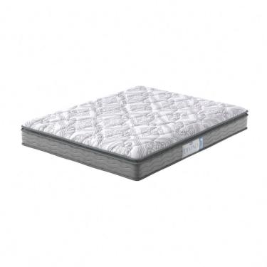 Imagem de Colchão Queen Espuma D40 Hiper Firme Probel 26cm Branco/Cinza