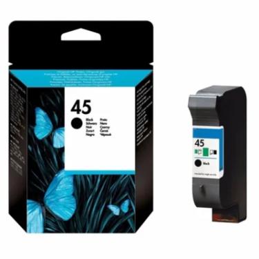 Imagem de Cartucho Jato De Tinta Original Hp 51645a 645 45 Preto 42ml