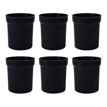 Imagem de Vaso De Plástico Planta Pequena Decorativa Mesa Escritório Decoração 1