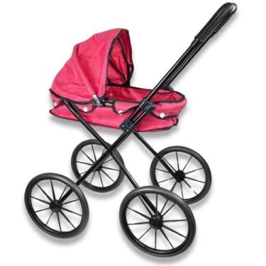 Imagem de Carrinho De Boneca Bebe Berço Brinquedo Infantil Castela - Castela Bra