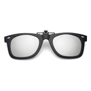 Imagem de Lente Clip On De Plástico Resistente Unissex Proteção Uv400