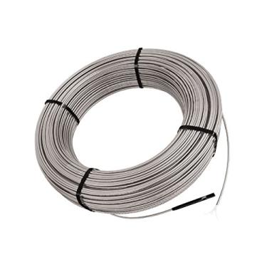 Imagem de Schluter Kit de cabo elétrico de aquecimento de piso Ditra-Heat-E-HK com sensores de temperatura - Ideal para pisos de azulejo interior - EMF mínimo, cabos de par trançado, 120 V, 3,5 m - DHEHK12043