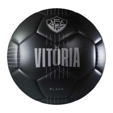 Imagem de Bola Futebol Ec Vitória Oficial N5 Jogo Treino Campo - Preto - Sportco
