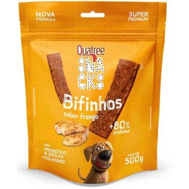 Imagem de Snacks Quatre Bifinho 500G Frango - Baw Waw