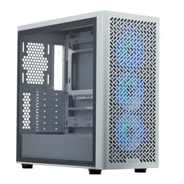 Imagem de Cooler Master Elite 502 ATX Capa minimalista para PC de alto fluxo de ar, GPU Max de 410 mm, compatível RTX 5090|RX 7090 XT, AIO Max de 360 mm, tipo C, vidro temperado, ventilador triplo aRGB PWM de