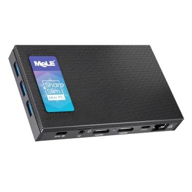 Imagem de MeLE Quieter3C Mini PC sem ventoinha com Windows 11 Home N5105 4GB 128GB Computador Desktop Display Triplo HDMI WiFi 5 BT5.1 Ethernet Desbloqueado Bios Função Completa USB-C no Escritório/Casa