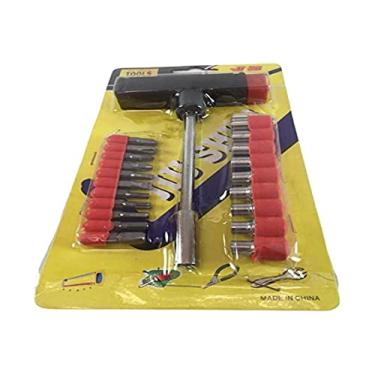 Imagem de Western Kit Chave De Fenda E Soquetes Tipo T 21 Peças 222