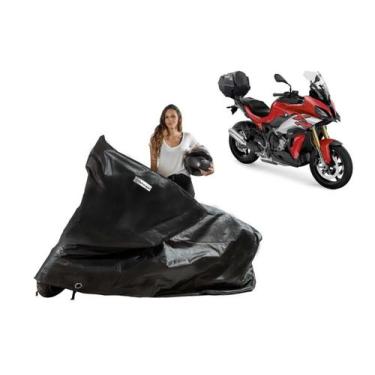 Imagem de Capa Protetora Moto BMW S 1000 XR com Baú - Kahawai, Preto