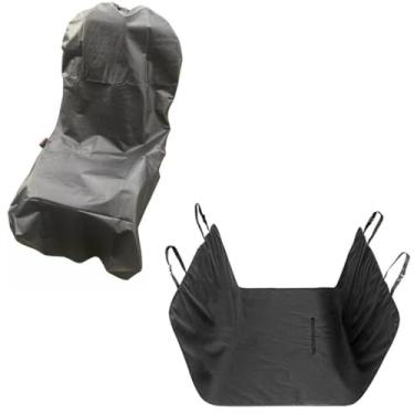 Imagem de Capa Pet Protetora Banco Carro Impermeável Cão Gato Animais (Banco Traseiro e Dianteiro)