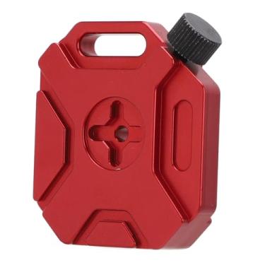 Imagem de RiToEasysports RC Crawler Cars Tanque de Combustível, Material de Liga, Design Realista, Experiência Realista, Tanque de Gasolina para Mini Bicicleta, Mini - de Gás de Bicicleta, de Gasolina de Motocicleta, Compatível Com SCX10, Yikong (Vermelho)