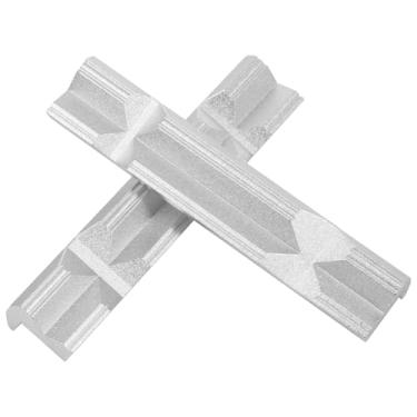 Imagem de KHZSPP Mandíbulas de torno, mandíbulas de torno de liga de alumínio com magnético, tornos de bancada, mandíbulas macias de nylon para marcenaria, fabricação DIY (15 cm)