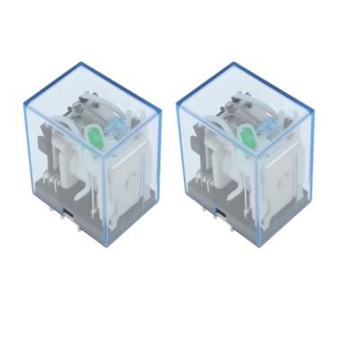 Imagem de eMagTech 2 peças de relé de alimentação pequeno de 8 pinos MY2N-J MY2NJ 24VD para aparelhos elétricos