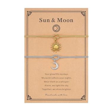 Imagem de morniface Pulseiras de nó de amor para mulheres, pulseiras combinando para casais e amizade, presentes para adolescentes, coisas modernas, presentes dourados delicados para aniversário, dia das mães