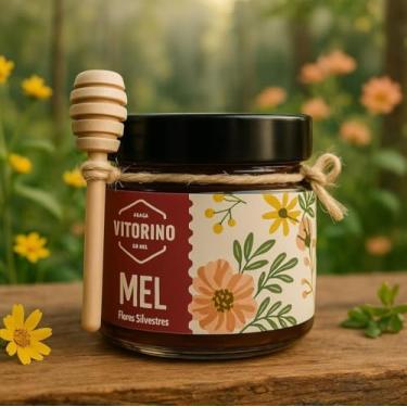 Imagem de Mel Puro 100% Natural - Flores Silvestres - Vitorino 240g
