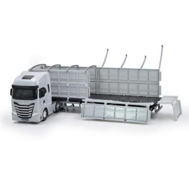 Imagem de S-Way Caminhão Graneleiro Iveco Brinquedo Infantil Carrinhos Miniatura