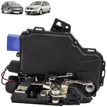 Imagem de Fechadura Elétrica Porta Dianteira Esquerda Polo Hatch/Sedan 2003 2004 2005 2006 2007 2008 2009 2010 2011 2012 2013 2014