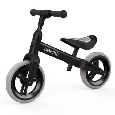 Imagem de Balance Bike Bobike Toddler para crianças de 1 a 6 anos, preta