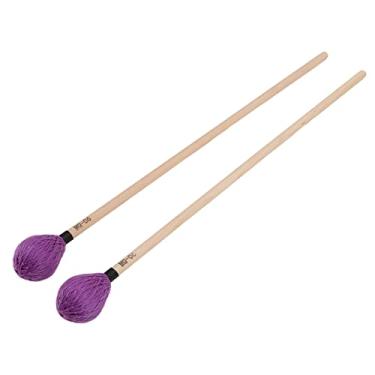 Imagem de Domary Marimba Mallets Holo de Bordo de Fios Médios Hard (Roxo)