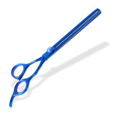 Imagem de Tesoura Maryam Semi Dentada 7" Tosa Profissional Pet Shop (Azul)