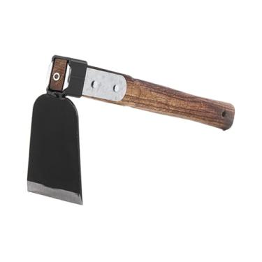 Imagem de predolo Cultivador de enxada de jardim com cabo de madeira resistente, ferramenta de aço carbono para soltar solo, cultivar gramado, plantar e jardinagem, Enxada