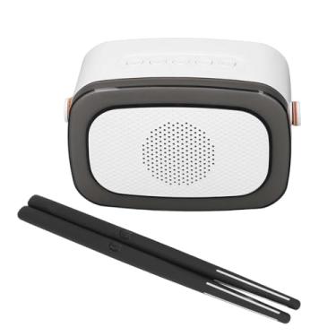 Imagem de TOPINCN Conjunto de Bateria de Ar Virtual, Kit de Bateria Eletrônica de Iluminação RGB Com Bluetooths, Controlador de Jogo de Ritmo, Brinquedo de Aprendizagem Musical Com Pedais de