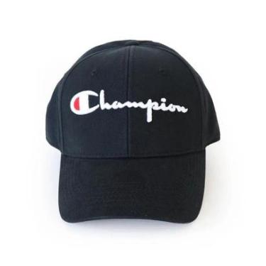 Imagem de BONÉ CHAMPION CLASSIC TWILL HAT SCRIPT ABA CURVA PRETO-Masculino