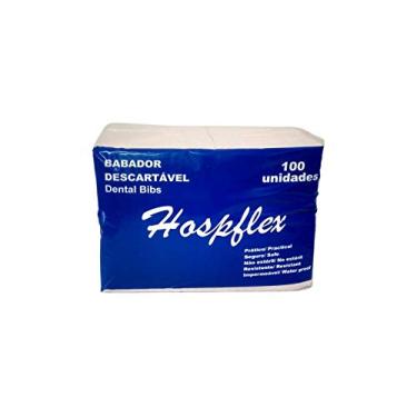 Imagem de Babador odontologico descartável com 100un hospflex