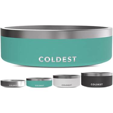 Imagem de Tigela para cães Coldest Dog – antiferrugem, antiderrapante, 3 camadas com isolamento térmico para cães – à prova de derramamento e resistente – Tigela de água para cães, gatos e animais de estimação,