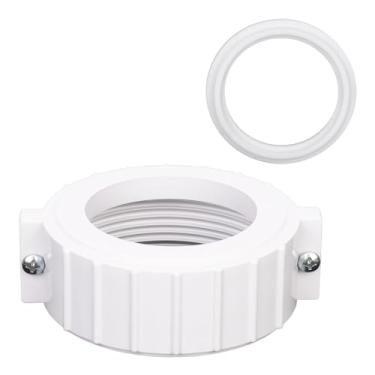 Imagem de Porca dividida para banheira de hidromassagem, porca dividida de spa com parafuso e anéis de vedação peças de reposição União de aquecedor para bomba Balboa Gecko Conjuntos de aquecedor de banho para