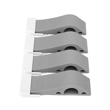 Imagem de ZAWELIYO 4 Pacotes de Borracha Cunha Rolha Tpr Dedo Segurança Porta Rolha Proteção do bebê Batente de Porta de Escritório Em Casa para Escritório Em Casa