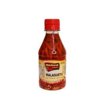 Imagem de Pimenta Malagueta Vermelha em Conserva 90g - Nativa - no-brand