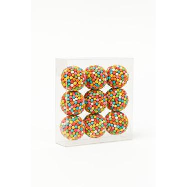 Imagem de 25 Caixas Acetato para 9 Brigadeiros E Doces 12x12x3 - Carraschi Embal