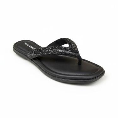 Imagem de Chinelo Rasteirinha Strass Piccadilly Estilo Elegância e Conforto, Pre