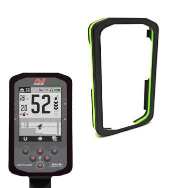 Imagem de Zorvayne Capa de controle para MINELAB Manticore capa protetora anticolisão à prova de choque durável com recortes precisos para acessórios de detector de metal de botão liga/desliga (preto + verde)