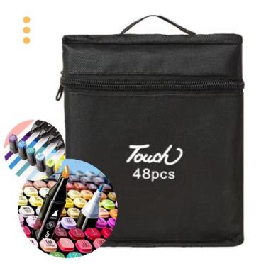 Imagem de Caneta Touch 48 Cores Profissional Para Desenho Criativo E Colorir - F