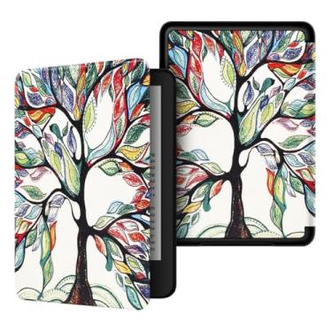 Imagem de Akacy Capa com padrão pintado para Kindle paperwhite de 15.2 cm 11 Geração (2022/2024, Modelos C2V2L3 e RS23CV). Capa traseira de borracha TPU de silicone flexível e fina, cantos reforçados (9)