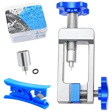 Imagem de LUMINFLY Kit de freio hidráulico de alumínio CNC, chave de agulha e cortador de mangueira, conjunto de ferramentas portátil, serve para mangueiras 0,2/0,22