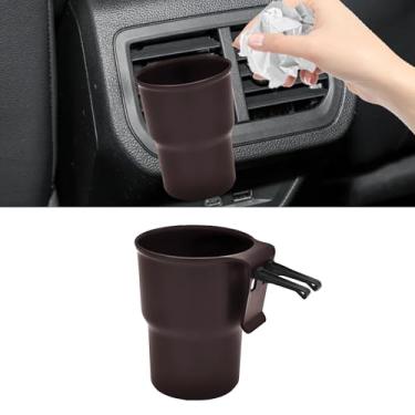 Imagem de Suporte de copo de carro, suporte automático resistente ao desgaste, recipiente de garrafa de bebida de veículo com clipes de ventilação de ar, organizador multifuncional acessórios automotivos