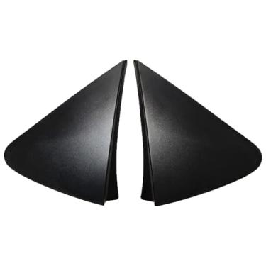 Imagem de Swzld Acabamento triangular com bandeira de espelho retrovisor lateral compatível com Toyota Yaris Hatchback 2005-2011, 60118-52030 60117-52030 Acabamento do para-lama de canto do espelho retrovisor